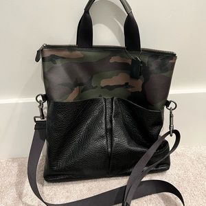 Authentic coach Camo men’s work bag